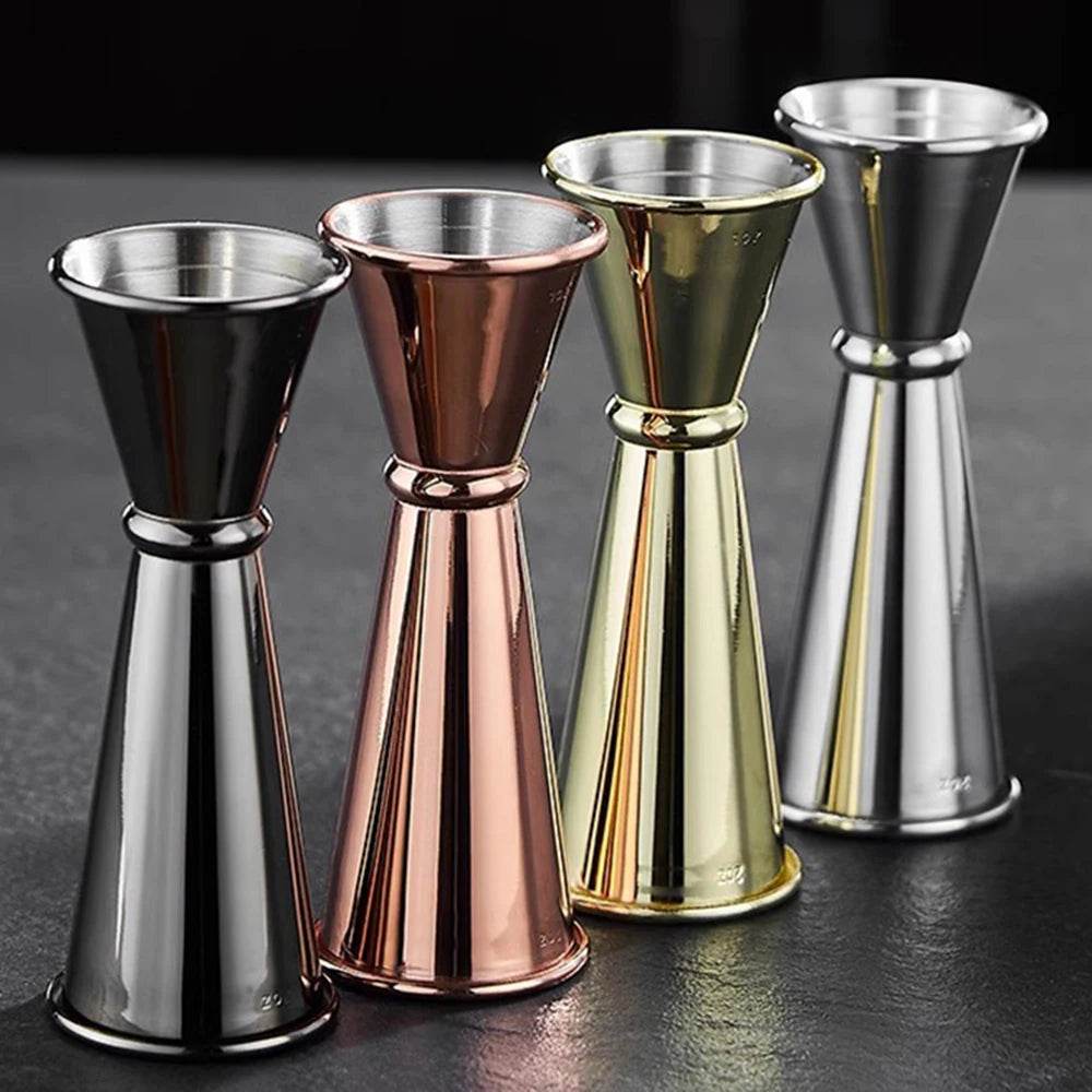 Verre doseur pour cocktails 15-60 ml en acier inoxydable - La Boîte à Ustensiles