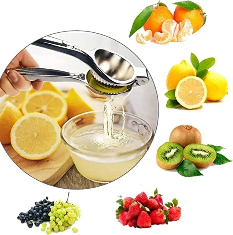 Presse-citron manuel en acier inoxydable - La Boîte à Ustensiles