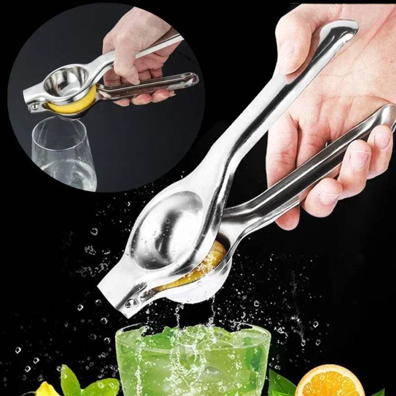 Presse-citron manuel en acier inoxydable - La Boîte à Ustensiles