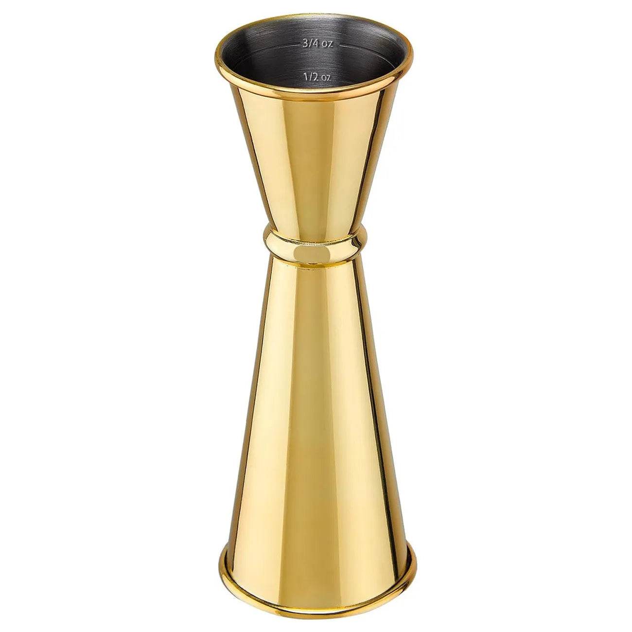 Verre doseur pour cocktails 15-60 ml en acier inoxydable - La Boîte à Ustensiles