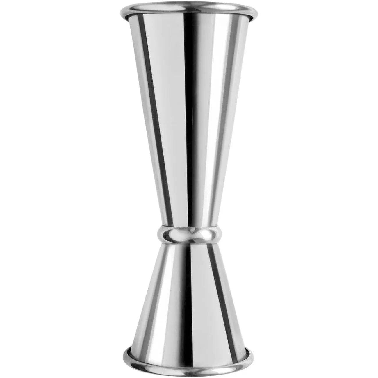 Verre doseur pour cocktails 15-60 ml en acier inoxydable - La Boîte à Ustensiles