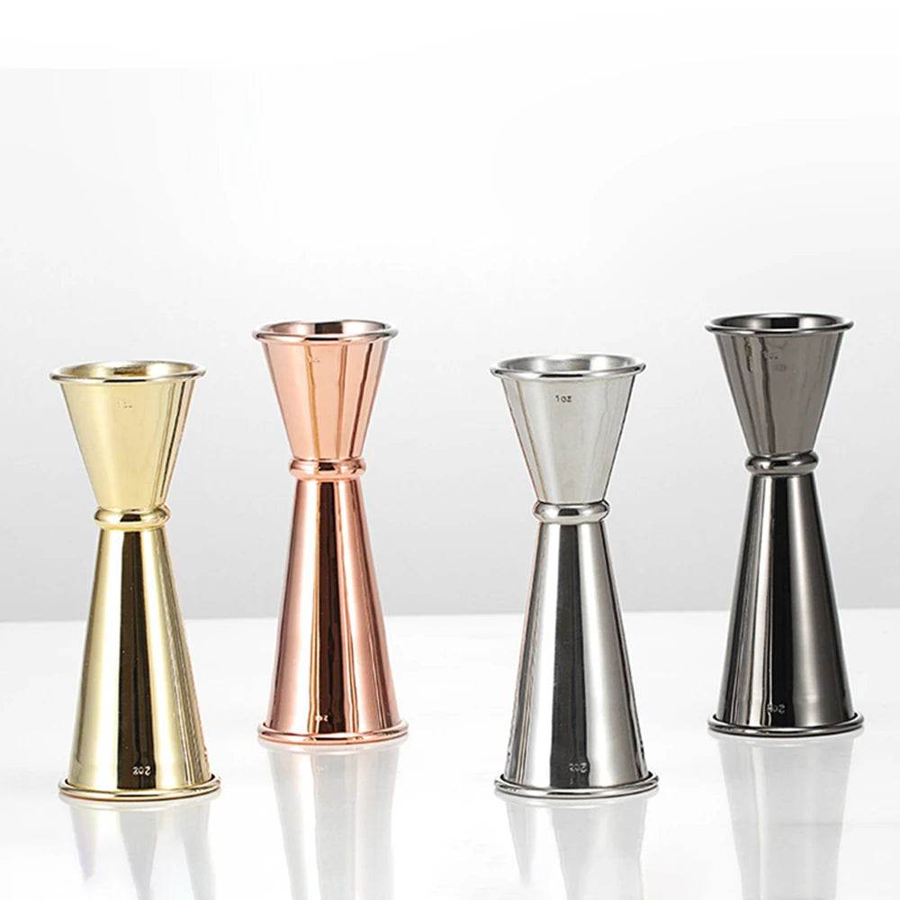 Verre doseur pour cocktails 15-60 ml en acier inoxydable - La Boîte à Ustensiles