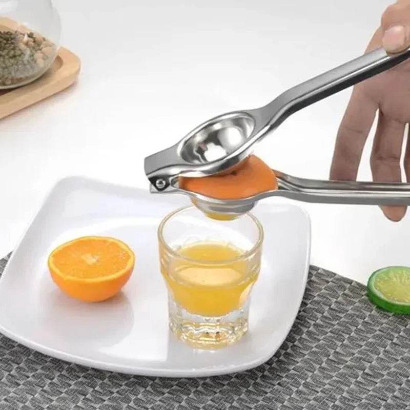 Presse-citron manuel en acier inoxydable - La Boîte à Ustensiles